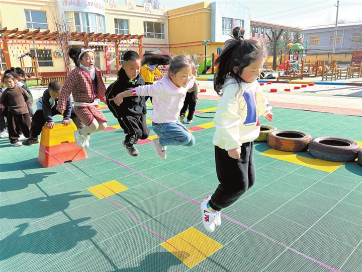 浮山縣第四幼兒園：增強幼兒體質 提高運動能力